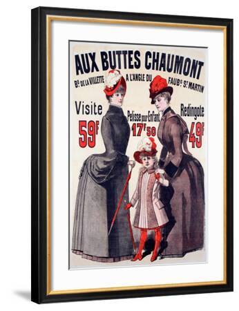 Aux Buttes Chaumont--Framed Giclee Print