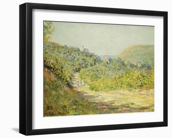 Aux Petites Dalles, 1884-Claude Monet-Framed Giclee Print