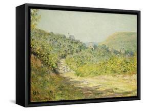 Aux Petites Dalles, 1884-Claude Monet-Framed Stretched Canvas