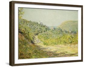 Aux Petites Dalles, 1884-Claude Monet-Framed Giclee Print