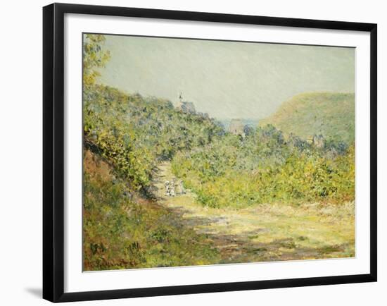 Aux Petites Dalles, 1884-Claude Monet-Framed Giclee Print