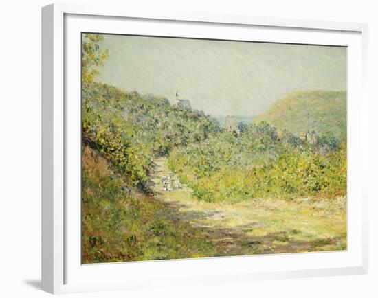 Aux Petites Dalles, 1884-Claude Monet-Framed Giclee Print