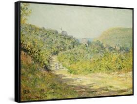 Aux Petites Dalles, 1884-Claude Monet-Framed Stretched Canvas