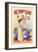 Aux Travailleurs-Alfred Choubrac-Framed Art Print