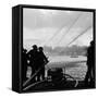 Auxiliary Fire Service exercise in Hyde Park, 1957-Ted Heanley M.B.E. D.F.C.-Framed Stretched Canvas