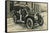 Auxiliary Fire Squad in Vintage Car-null-Framed Stretched Canvas