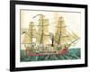 Auxiliary Steamship-null-Framed Art Print