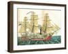 Auxiliary Steamship-null-Framed Art Print