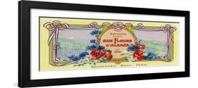 Auz Fleurs D' Alsace Soap Label - Paris, France-Lantern Press-Framed Art Print