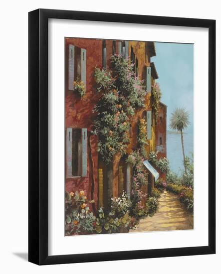 Av La Strada Verso Il Lago-Guido Borelli-Framed Giclee Print