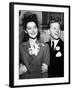 Ava Gardner and Mickey Rooney After Their Wedding, January, 1942-null-Framed Photo