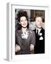 Ava Gardner and Mickey Rooney after their wedding, January, 1942-null-Framed Photo