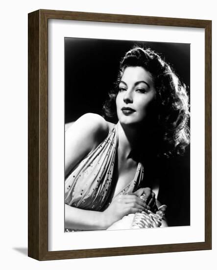Ava Gardner, Ca. Mid-1940s-null-Framed Photo
