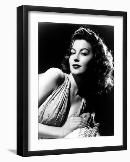 Ava Gardner, Ca. Mid-1940s-null-Framed Photo