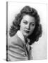 Ava Gardner early 40'S (b/w photo)-null-Stretched Canvas