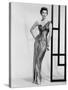 Ava Gardner early 50's (b/w photo)-null-Stretched Canvas