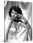Ava Gardner early 50'S (b/w photo)-null-Stretched Canvas