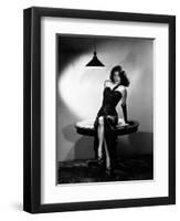 Ava Gardner. "Ernest Hemingway's the Killers" 1946, "The Killers" Directed by Robert Siodmak-null-Framed Photographic Print