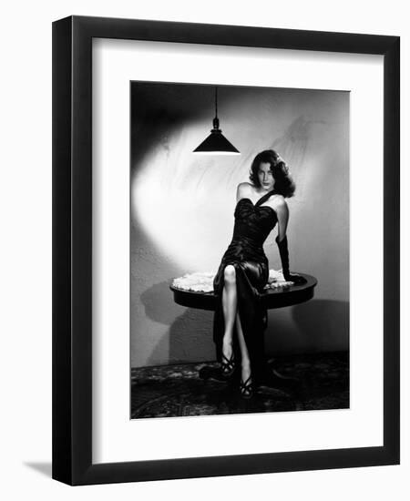 Ava Gardner. "Ernest Hemingway's the Killers" 1946, "The Killers" Directed by Robert Siodmak-null-Framed Photographic Print