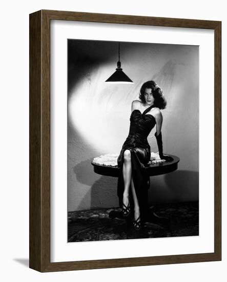 Ava Gardner. "Ernest Hemingway's the Killers" 1946, "The Killers" Directed by Robert Siodmak-null-Framed Photographic Print