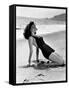 Ava Gardner in the 40's (b/w photo)-null-Framed Stretched Canvas