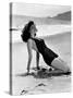 Ava Gardner in the 40's (b/w photo)-null-Stretched Canvas