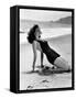 Ava Gardner in the 40's (b/w photo)-null-Framed Stretched Canvas