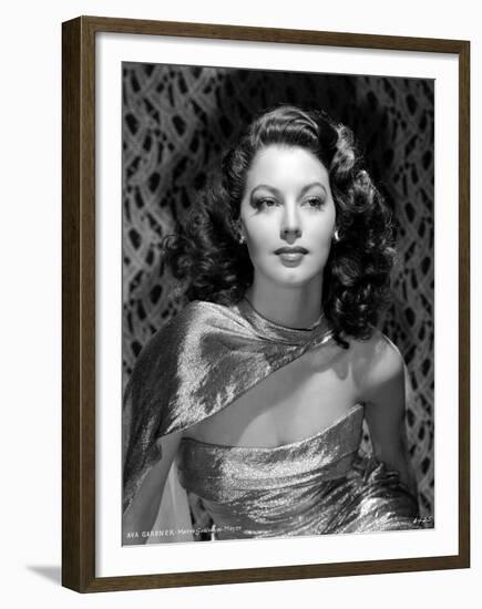 Ava Gardner in the 40's (b/w photo)-null-Framed Photo