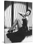 Ava Gardner in the 50's (b/w photo)-null-Stretched Canvas