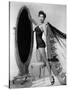 Ava Gardner in the 50's (b/w photo)-null-Stretched Canvas