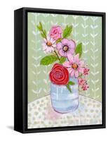 Ava Rose Flowers-Blenda Tyvoll-Framed Stretched Canvas