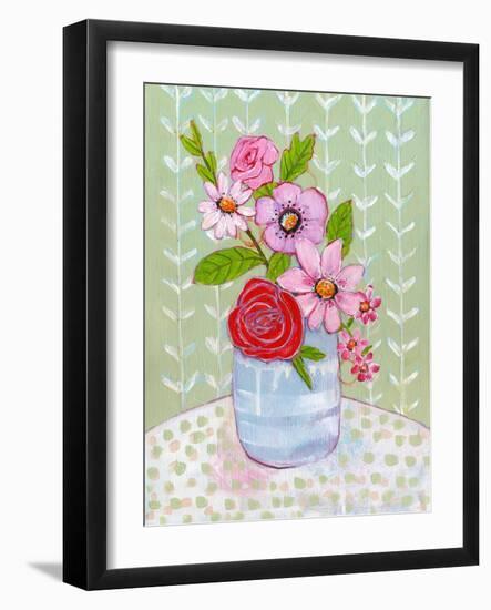 Ava Rose Flowers-Blenda Tyvoll-Framed Art Print