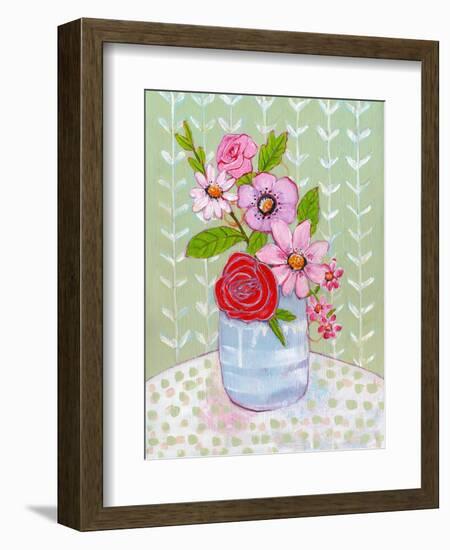 Ava Rose Flowers-Blenda Tyvoll-Framed Art Print