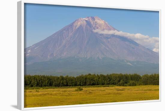 Avachinskaya Sopka Volcano Near Petropavlovsk-Kamchatsky, Kamchatka, Russia, Eurasia-Michael-Framed Photographic Print