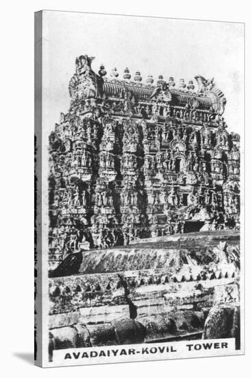 Avadaiyar-Kovil Tower, Avadaiyarkovil, Tamil Nadu, India, C1925-null-Stretched Canvas