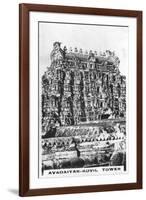 Avadaiyar-Kovil Tower, Avadaiyarkovil, Tamil Nadu, India, C1925-null-Framed Giclee Print