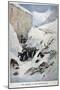 Avalanche at Mont Saint-Bernard, Switzerland, 1897-Henri Meyer-Mounted Giclee Print