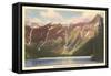 Avalanche Basin, Glacier Park, Montana-null-Framed Stretched Canvas