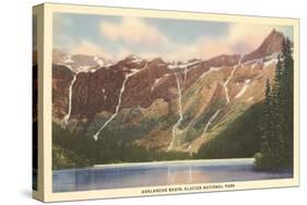 Avalanche Basin, Glacier Park, Montana-null-Stretched Canvas