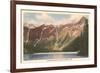 Avalanche Basin, Glacier Park, Montana-null-Framed Art Print