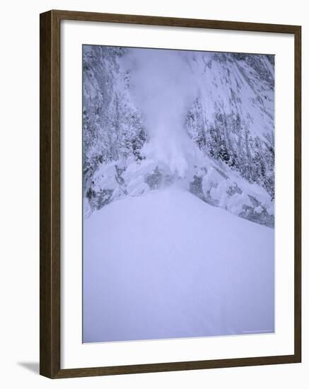 Avalanche, Everest-Michael Brown-Framed Photographic Print