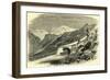 Avalanche Gallery on the Simplon Switzerland-null-Framed Giclee Print