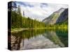 Avalanche Lake, Glacier National Park, Montana, USA-Jamie & Judy Wild-Stretched Canvas