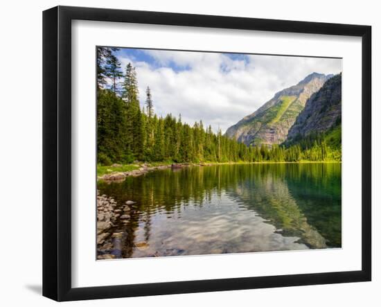 Avalanche Lake, Glacier National Park, Montana, USA-Jamie & Judy Wild-Framed Photographic Print