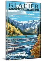 Avalanche Lake - Glacier National Park, Montana-null-Mounted Poster