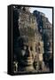 Avalokiteshvara Carving at Angkor Wat-null-Framed Stretched Canvas