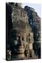 Avalokiteshvara Carving at Angkor Wat-null-Stretched Canvas