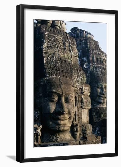 Avalokiteshvara Carving at Angkor Wat-null-Framed Photographic Print