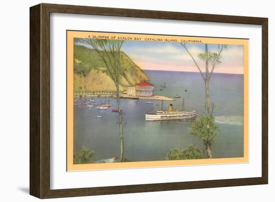 Avalon Bay, Catalina, California-null-Framed Art Print