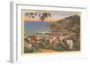 Avalon Bay, P.K. Wrigley Home, Santa Catalina-null-Framed Art Print